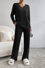 Load image into Gallery viewer, Ribbed Knit Two Piece Set