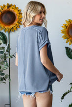 Load image into Gallery viewer, V-Neck Solid Twist Rib Women's Knit Top