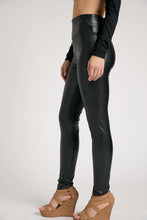 Load image into Gallery viewer, Faux Leather Capri Leggings