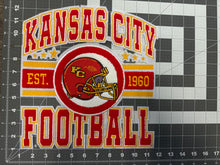 Load image into Gallery viewer, Kansas City Football Chenille  X-Large Patch