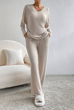 Load image into Gallery viewer, Ribbed Knit Two Piece Set