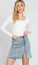 Load image into Gallery viewer, Denim Skirt with Side Slit