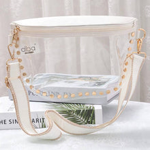 Load image into Gallery viewer, Clear Gameday Studded Crossbody Bag