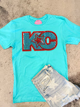 Load image into Gallery viewer, KC Current w/Star Tee w/Sequin Patch