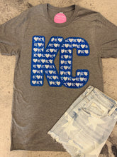 Load image into Gallery viewer, KC and Heart Royals Tee w/Sequin Patch