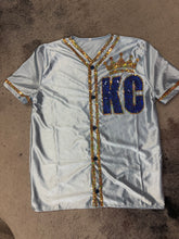 Load image into Gallery viewer, Royals Jersey w/Sequin Detailing (Gray Blue)