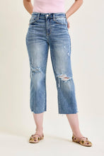 Load image into Gallery viewer, JUDY BLUE High Waisted w/ Destroy Crop Wide Leg