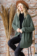 Load image into Gallery viewer, Ribbed Shacket w/Pockets