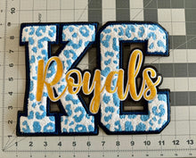 Load image into Gallery viewer, Chenille KC Royals Leopard X-Large Patch