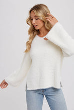 Load image into Gallery viewer, STRAPPY FRONT FUZZY PULLOVER