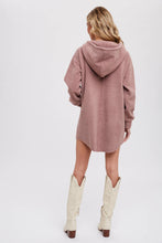 Load image into Gallery viewer, FLEECE HOODIE TUNIC