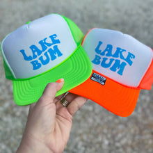 Load image into Gallery viewer, Lake Bum Neon Foam Trucker Hat