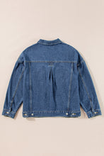 Load image into Gallery viewer, Oversized Denim Jacket