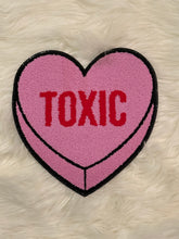 Load image into Gallery viewer, Toxic Heart Chenille X-Large Patch (Valentine’s Collection)