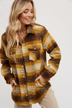 Load image into Gallery viewer, Button Down Flannel Shacket