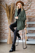 Load image into Gallery viewer, Ribbed Shacket w/Pockets