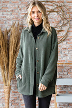 Load image into Gallery viewer, Ribbed Shacket w/Pockets