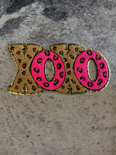Load image into Gallery viewer, XOXO Leopard Chenille X-Large Patch (Valentine’s Collection)