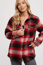 Load image into Gallery viewer, Button Down Flannel Shacket