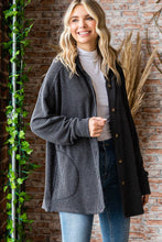 Load image into Gallery viewer, Ribbed Shacket w/Pockets