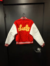 Load image into Gallery viewer, Kansas City Chiefs Leather Sleeved Varsity Jacket