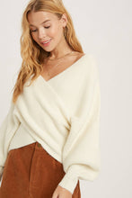 Load image into Gallery viewer, CROSSOVER RIBBED PULLOVER