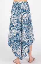 Load image into Gallery viewer, Overlap Front Split Thigh Pants (Blue)