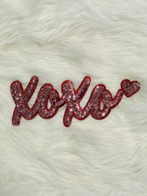 Load image into Gallery viewer, XOXO Sequin X-Large Patch (Valentine’s Collection)