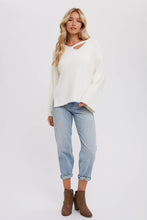 Load image into Gallery viewer, STRAPPY FRONT FUZZY PULLOVER