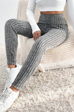 Load image into Gallery viewer, Wide Waistband Ribbed Knit Leggings