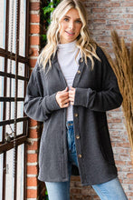 Load image into Gallery viewer, Ribbed Shacket w/Pockets