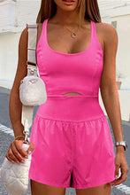Load image into Gallery viewer, Athletic Romper with Front Cutout