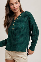 Load image into Gallery viewer, Thermal Henley Sweater