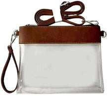 Load image into Gallery viewer, Game Day Clear Crossbody Bag/Clutch