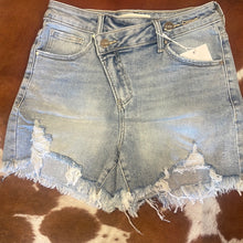 Load image into Gallery viewer, RISEN High Rise Crossover Shorts