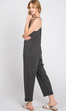 Load image into Gallery viewer, Front Patch Pocket Roll-Up Jumpsuit
