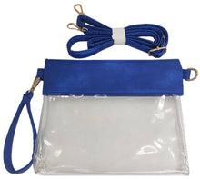 Load image into Gallery viewer, Game Day Clear Crossbody Bag/Clutch