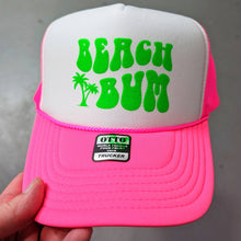 Load image into Gallery viewer, Beach Bum Neon Foam Trucker Hat