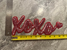 Load image into Gallery viewer, XOXO Sequin X-Large Patch (Valentine’s Collection)