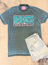 Load image into Gallery viewer, KC Star Current Burnout Tee w/Sequin Patch