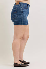 Load image into Gallery viewer, JUDY BLUE High Waisted Tummy Control Slim Short - PLUS