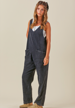 Load image into Gallery viewer, Washed Denim Overall Jumper