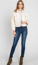 Load image into Gallery viewer, Button Up Cropped Jacket