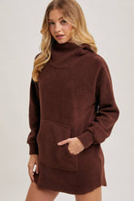 Load image into Gallery viewer, FLEECE HOODIE TUNIC