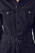 Load image into Gallery viewer, Long Sleeve Denim Jumpsuit