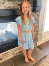 Load image into Gallery viewer, KIDS 2 Piece Skirt and Top Set