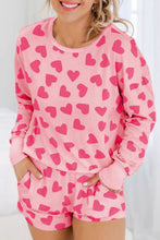 Load image into Gallery viewer, Valentine Two Piece Lounge Set