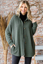 Load image into Gallery viewer, Ribbed Shacket w/Pockets