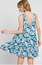 Load image into Gallery viewer, Ruffled Mini Dress w/Deep V Back