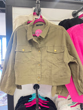 Load image into Gallery viewer, Button Up Cropped Jacket